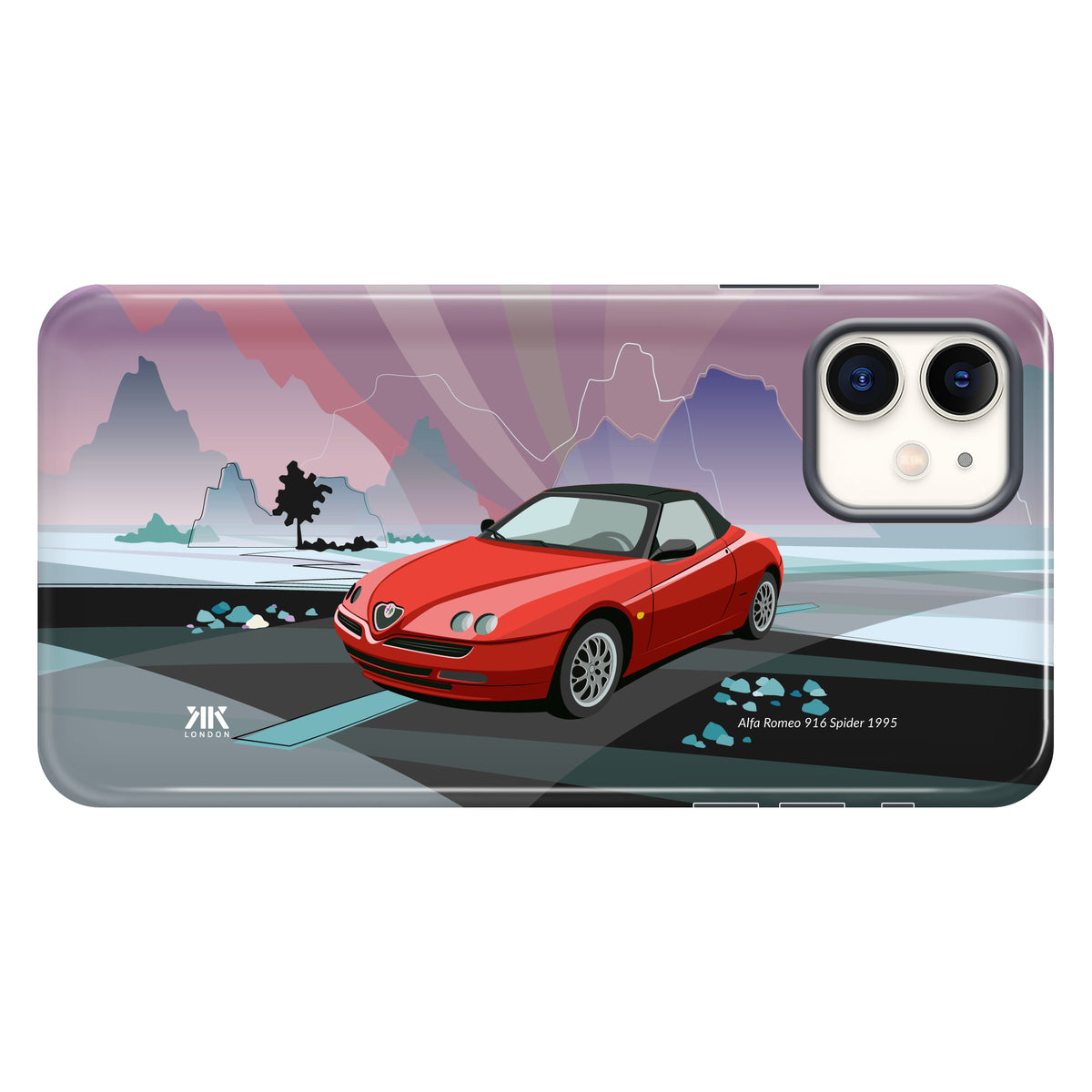 Alfa Romeo 916 Spider 1995 (Red) - Tough Case - iphone-11