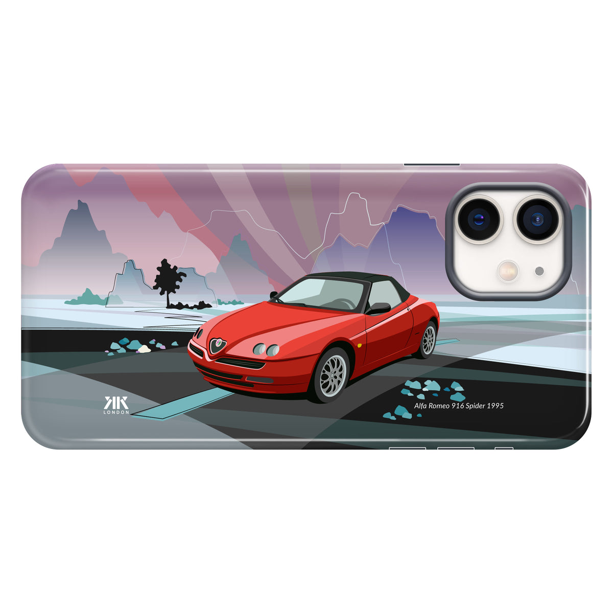 Alfa Romeo 916 Spider 1995 (Red) - Tough Case - iphone-12