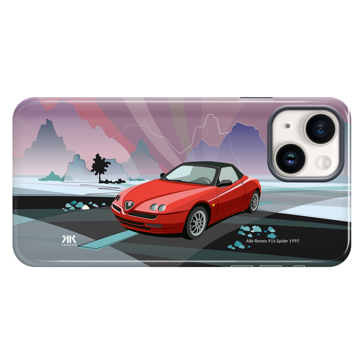 Alfa Romeo 916 Spider 1995 (Red) - Tough Case - iphone-14