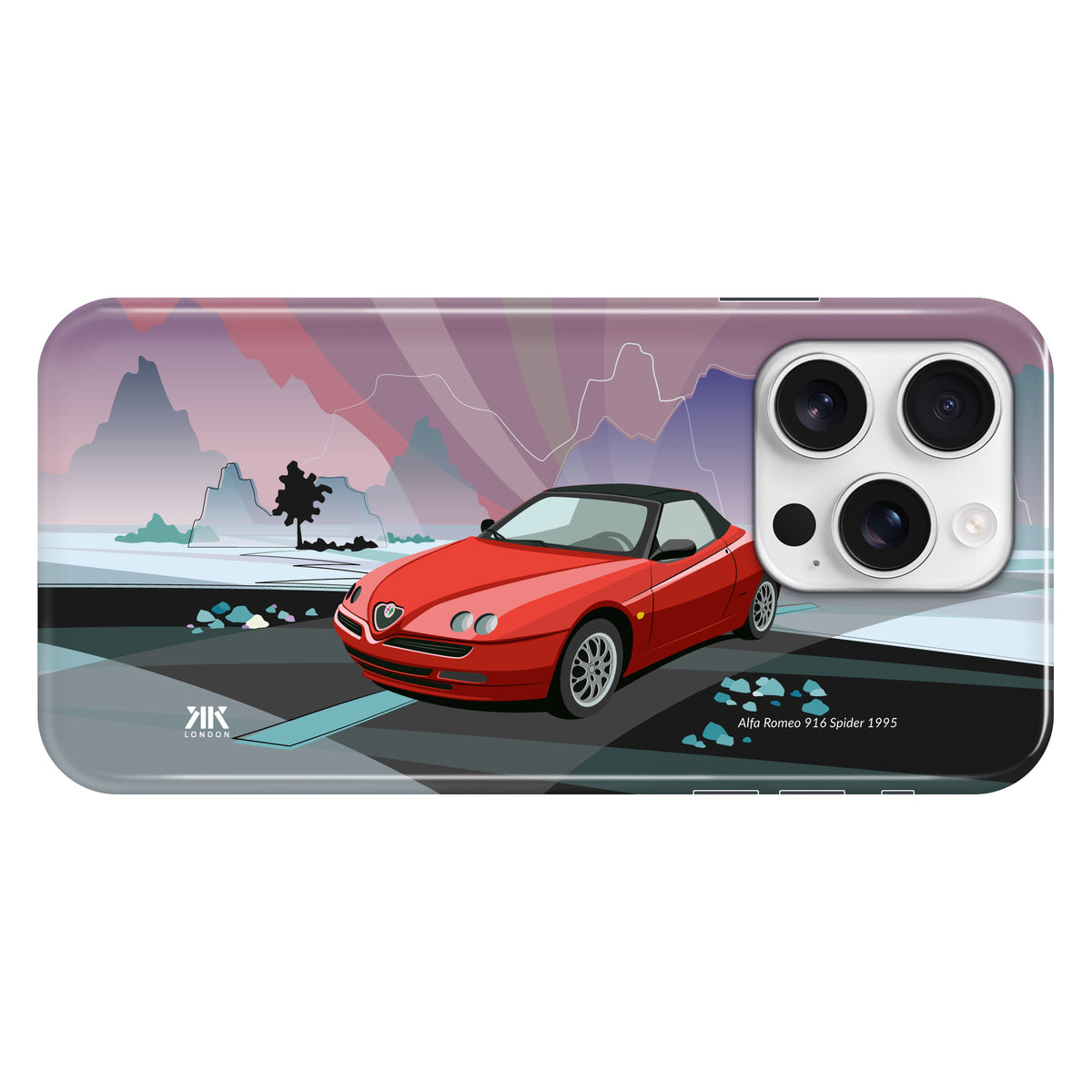 Alfa Romeo 916 Spider 1995 (Red) - Snap Case - iphone-16-pro