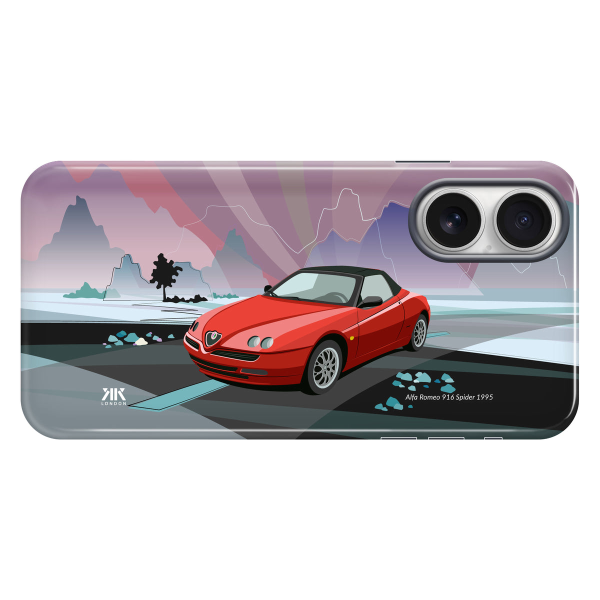 Alfa Romeo 916 Spider 1995 (Red) - Tough Case - iphone-16