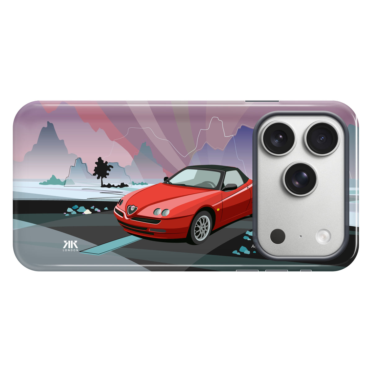 Alfa Romeo 916 Spider 1995 (Red) - Tough Case - iphone-17-pro
