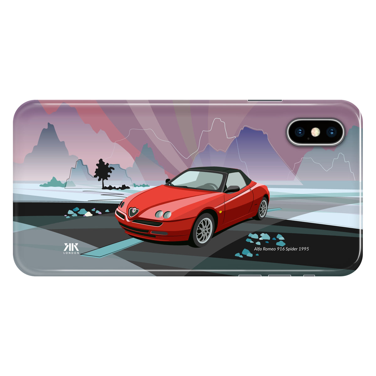 Alfa Romeo 916 Spider 1995 (Red) - Snap Case - iphone-x