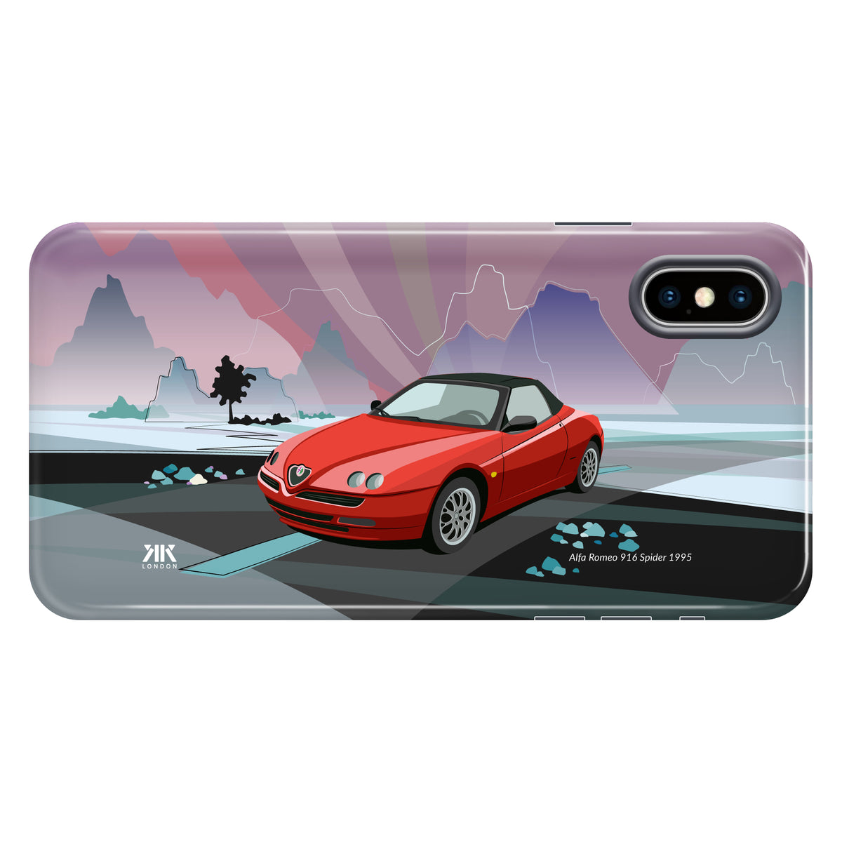 Alfa Romeo 916 Spider 1995 (Red) - Tough Case - iphone-x