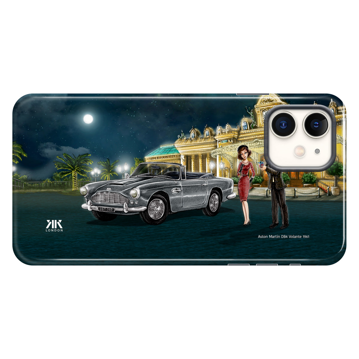 Aston Martin DB4 Volante 1961 (Silver) - Tough Case - iphone-11