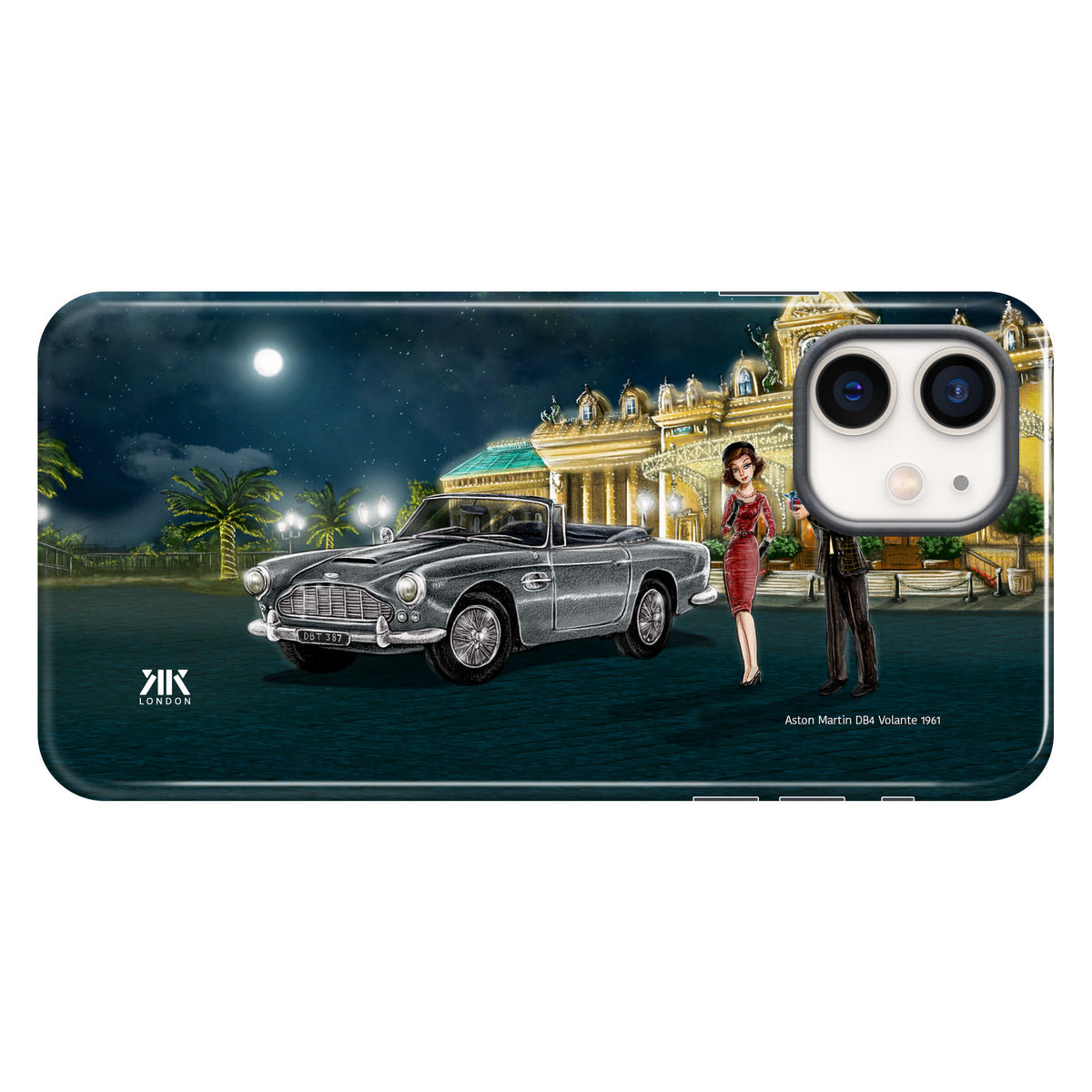 Aston Martin DB4 Volante 1961 (Silver) - Tough Case - iphone-12