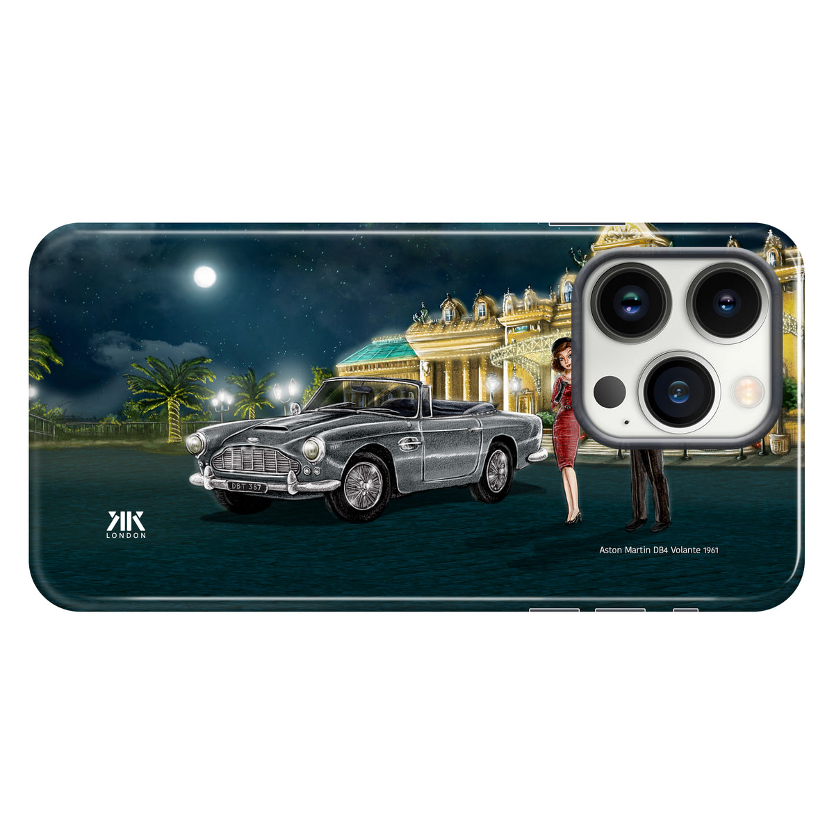 Aston Martin DB4 Volante 1961 (Silver) - Tough Case - iphone-13-pro
