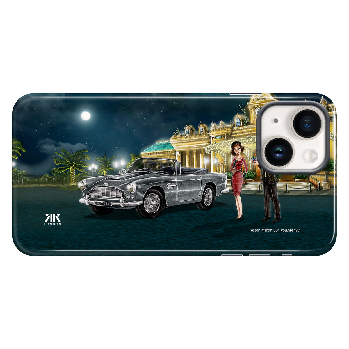 Aston Martin DB4 Volante 1961 (Silver) - Tough Case - iphone-14