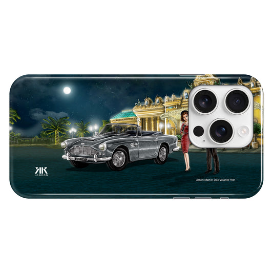 Aston Martin DB4 Volante 1961 (Silver) - Snap Case - iphone-16-pro