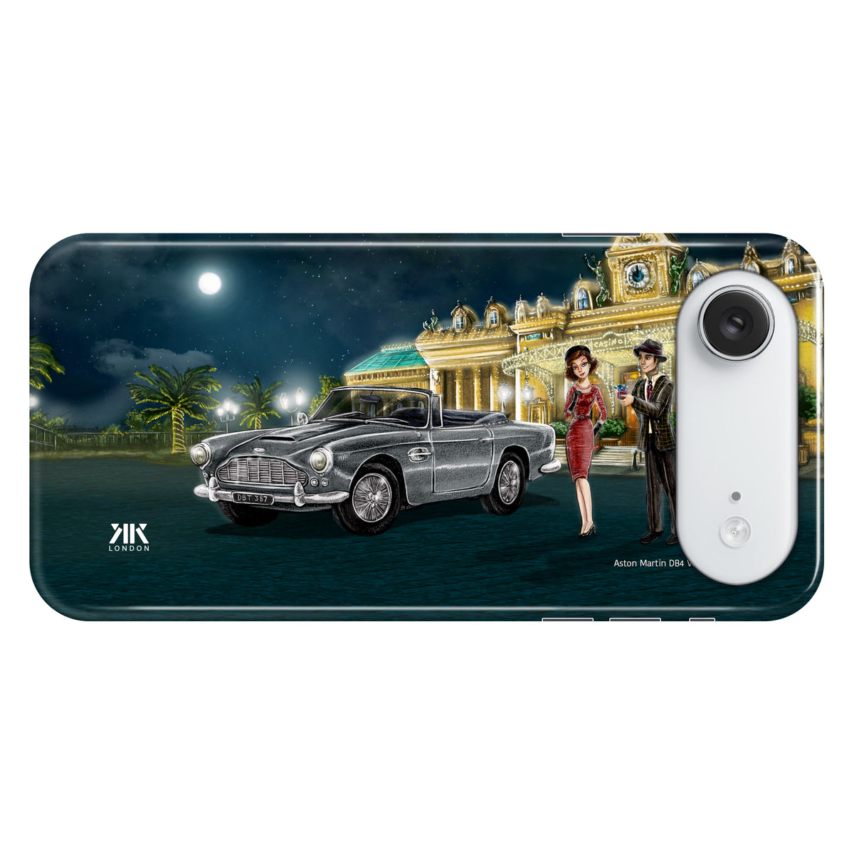 Aston Martin DB4 Volante 1961 (Silver) - Snap Case - iphone-17-air