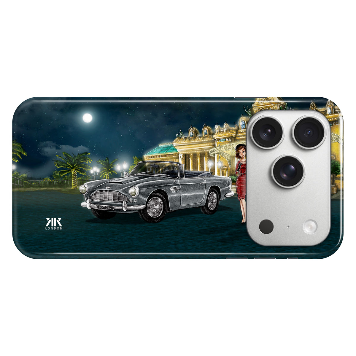 Aston Martin DB4 Volante 1961 (Silver) - Snap Case - iphone-17-pro