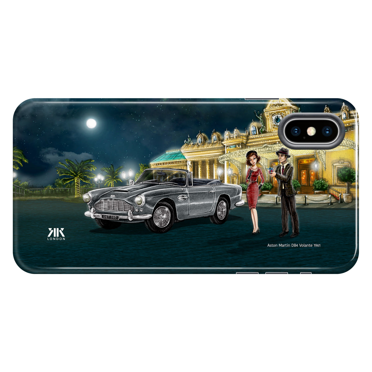 Aston Martin DB4 Volante 1961 (Silver) - Tough Case - iphone-x