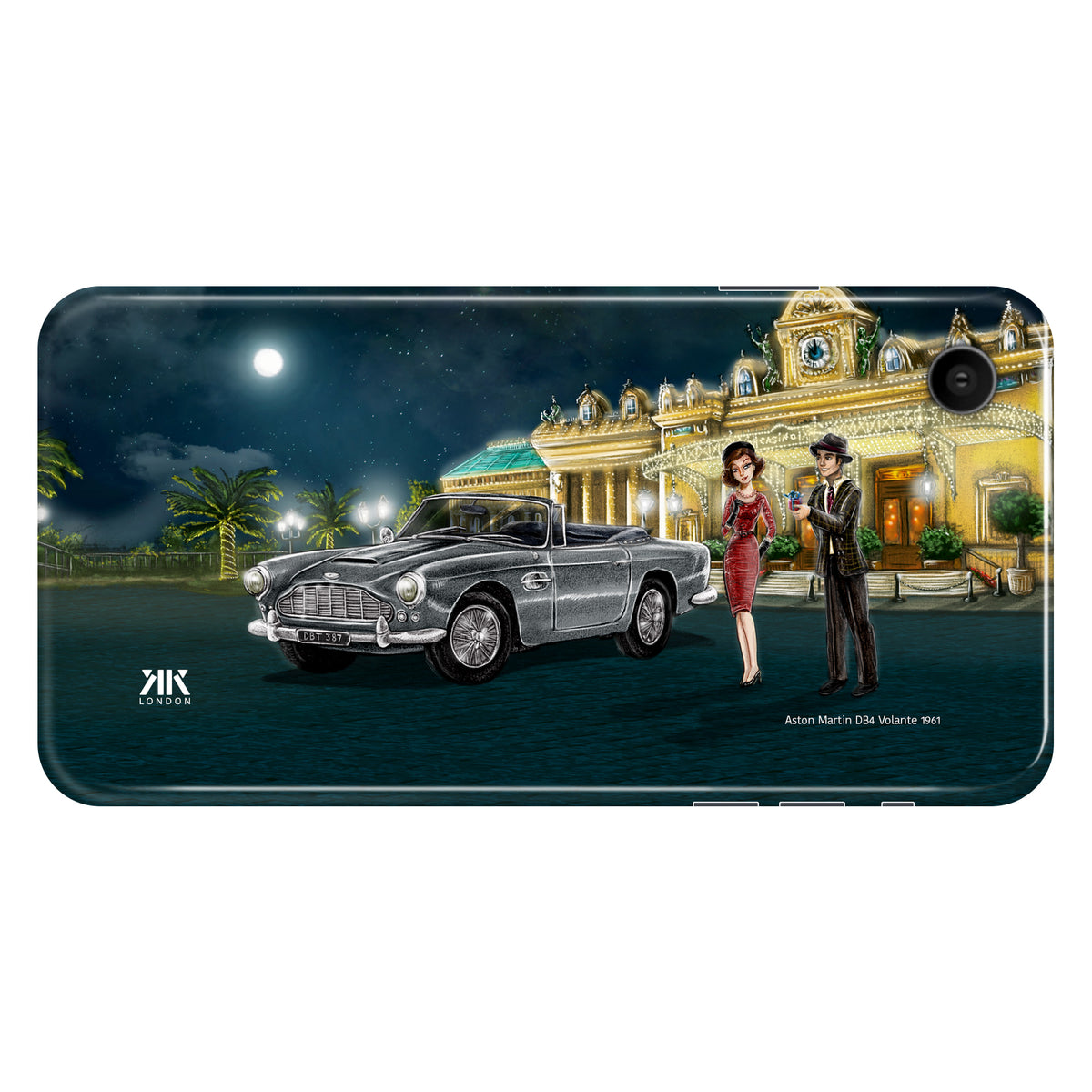 Aston Martin DB4 Volante 1961 (Silver) - Snap Case - iphone-xr