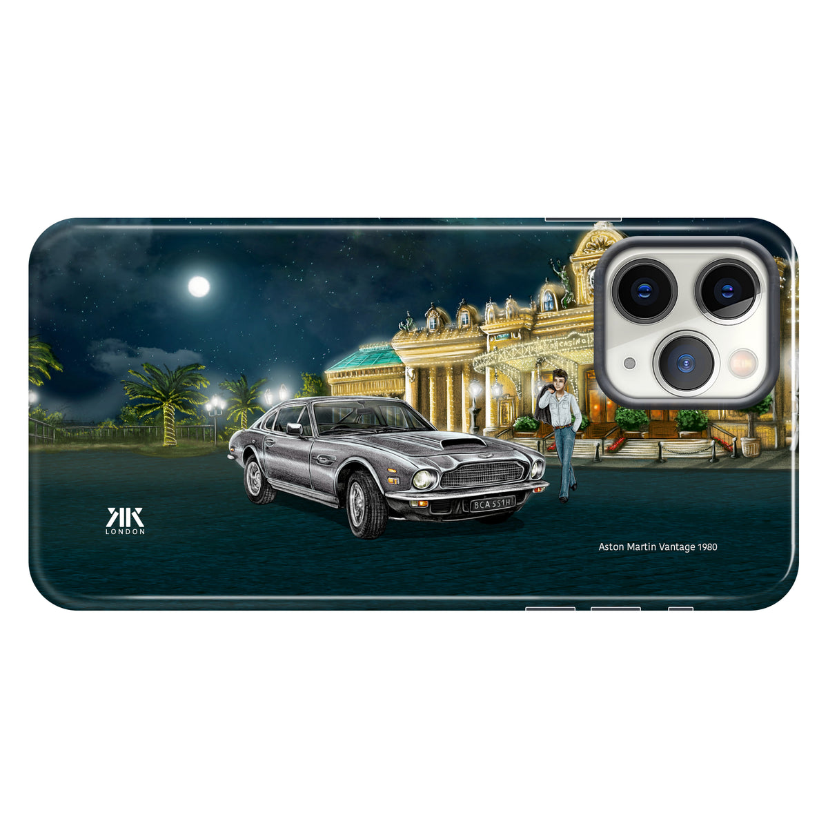 Aston Martin Vantage 1980 (Silver) - Tough Case - iphone-11-pro