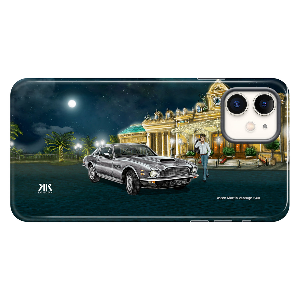 Aston Martin Vantage 1980 (Silver) - Tough Case - iphone-11