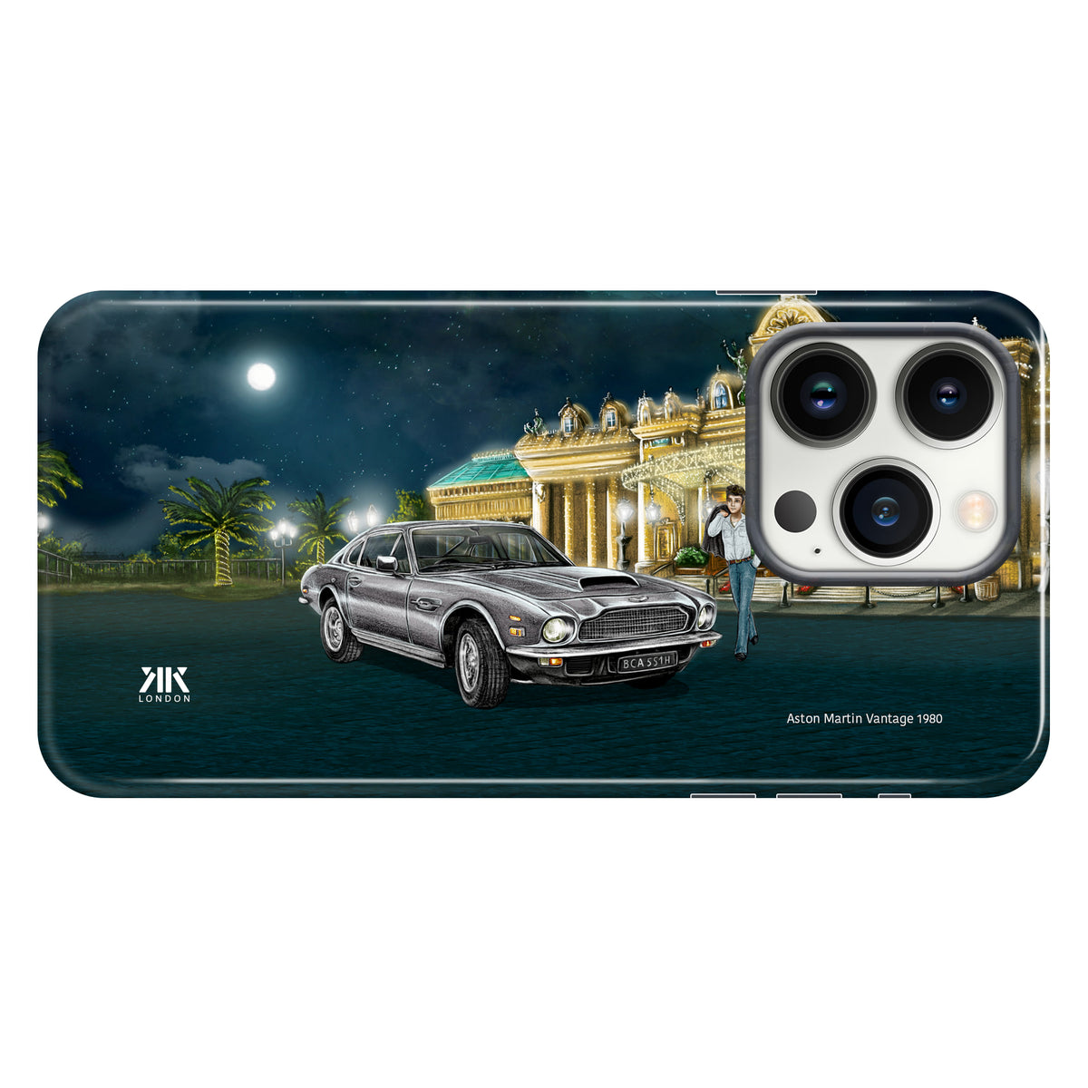 Aston Martin Vantage 1980 (Silver) - Tough Case - iphone-13-pro