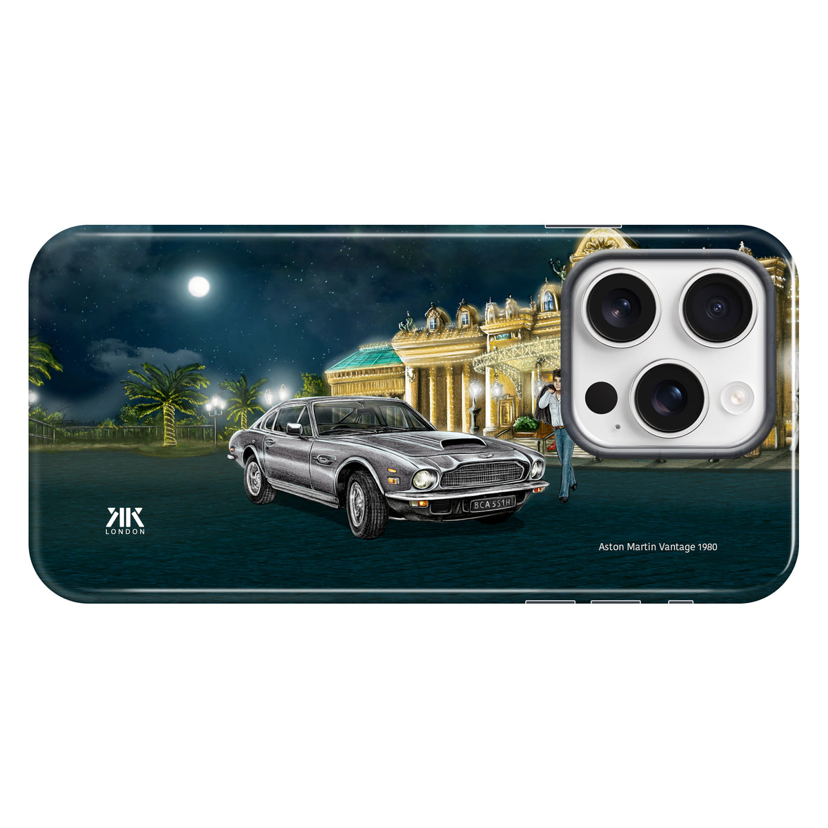 Aston Martin Vantage 1980 (Silver) - Tough Case - iphone-16-pro