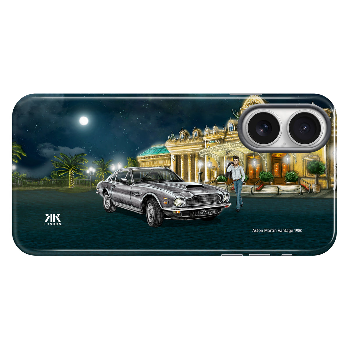 Aston Martin Vantage 1980 (Silver) - Tough Case - iphone-16