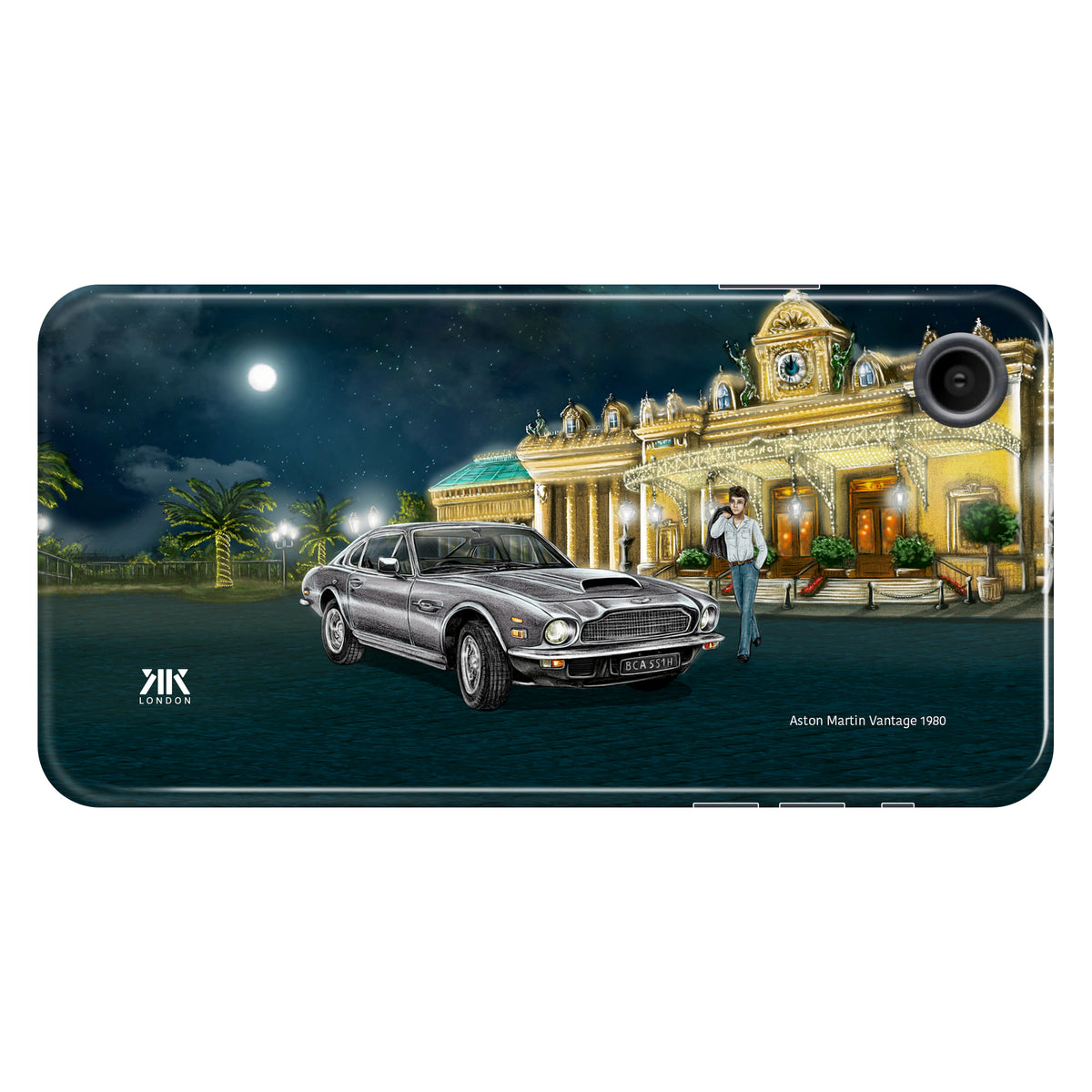 Aston Martin Vantage 1980 (Silver) - Tough Case - iphone-xr
