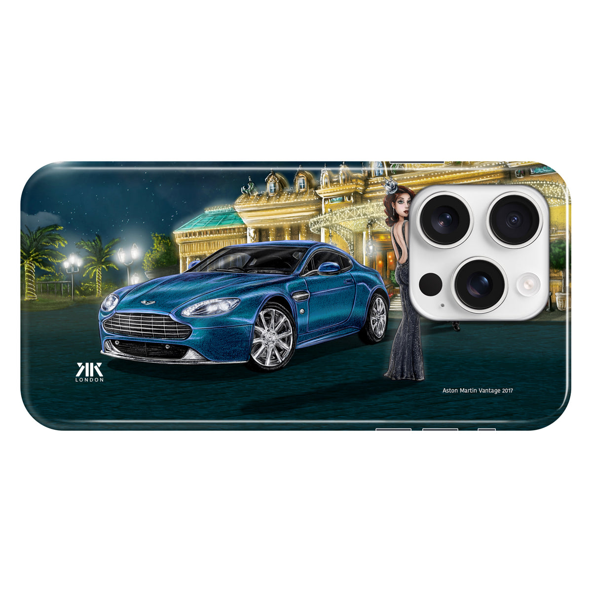 Aston Martin Vantage V8 2017 - Snap Case - iphone-16-pro