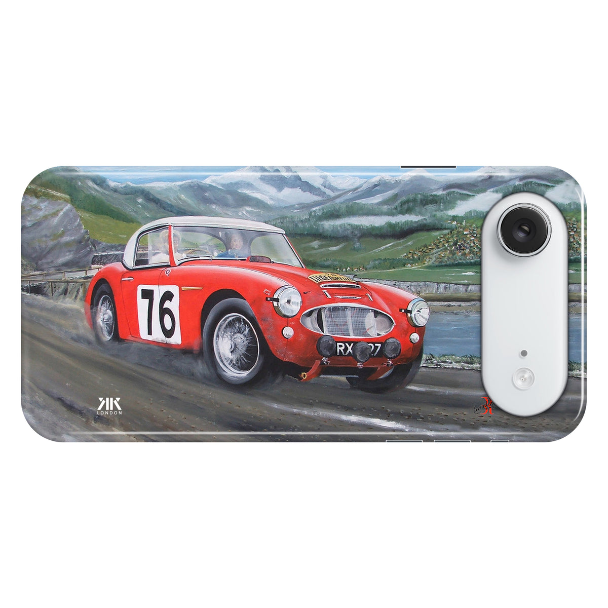 Austin Healey 100S Red Race Pat Moss - Snap Case - iphone-17-air