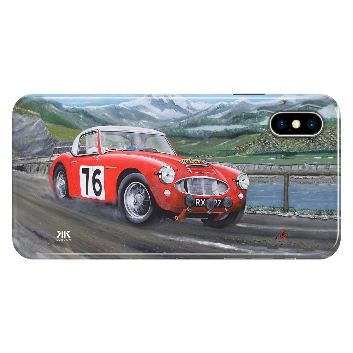 Austin Healey 100S Red Race Pat Moss - Snap Case - iphone-x