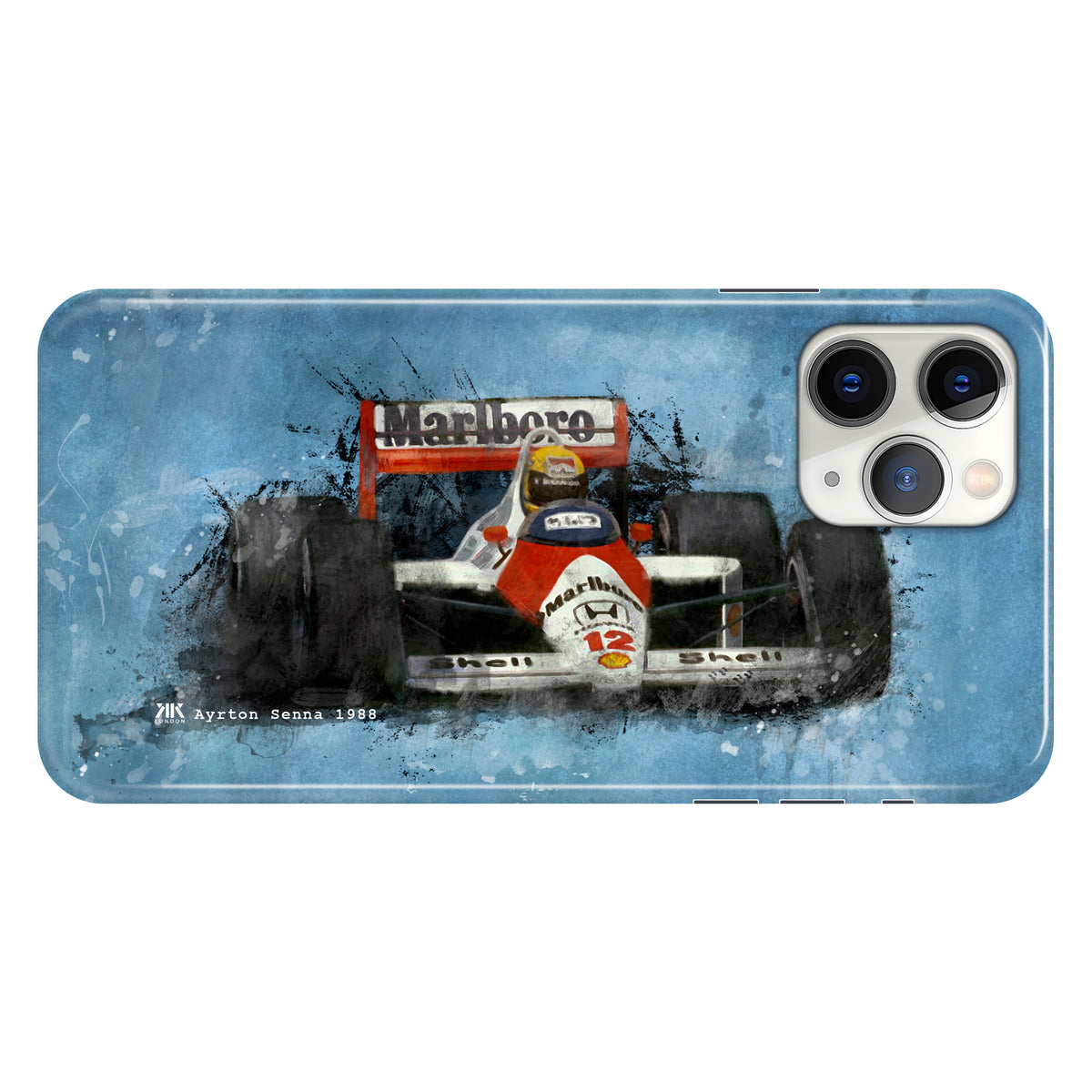 Ayrton Senna McLaren 1988 F1 Car Phone Case - Snap Case - iphone-11-pro