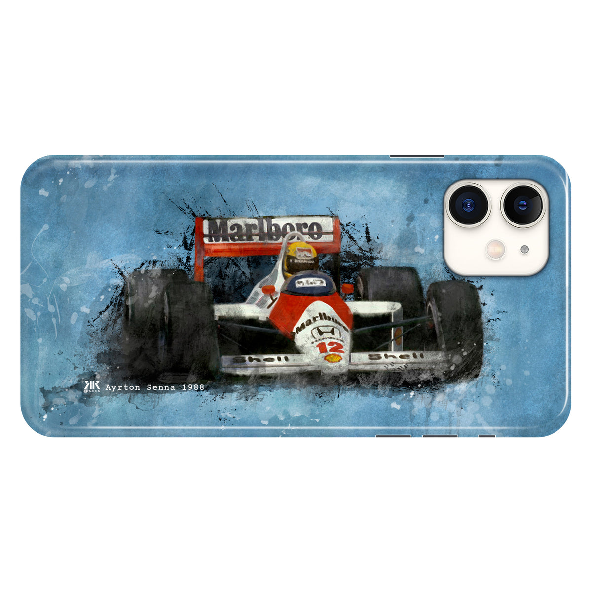 Ayrton Senna McLaren 1988 F1 Car Phone Case - Snap Case - iphone-11