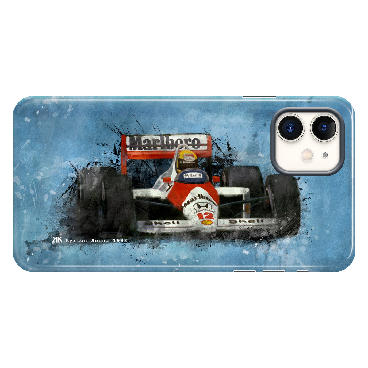 Ayrton Senna McLaren 1988 F1 Car Phone Case - Tough Case - iphone-11