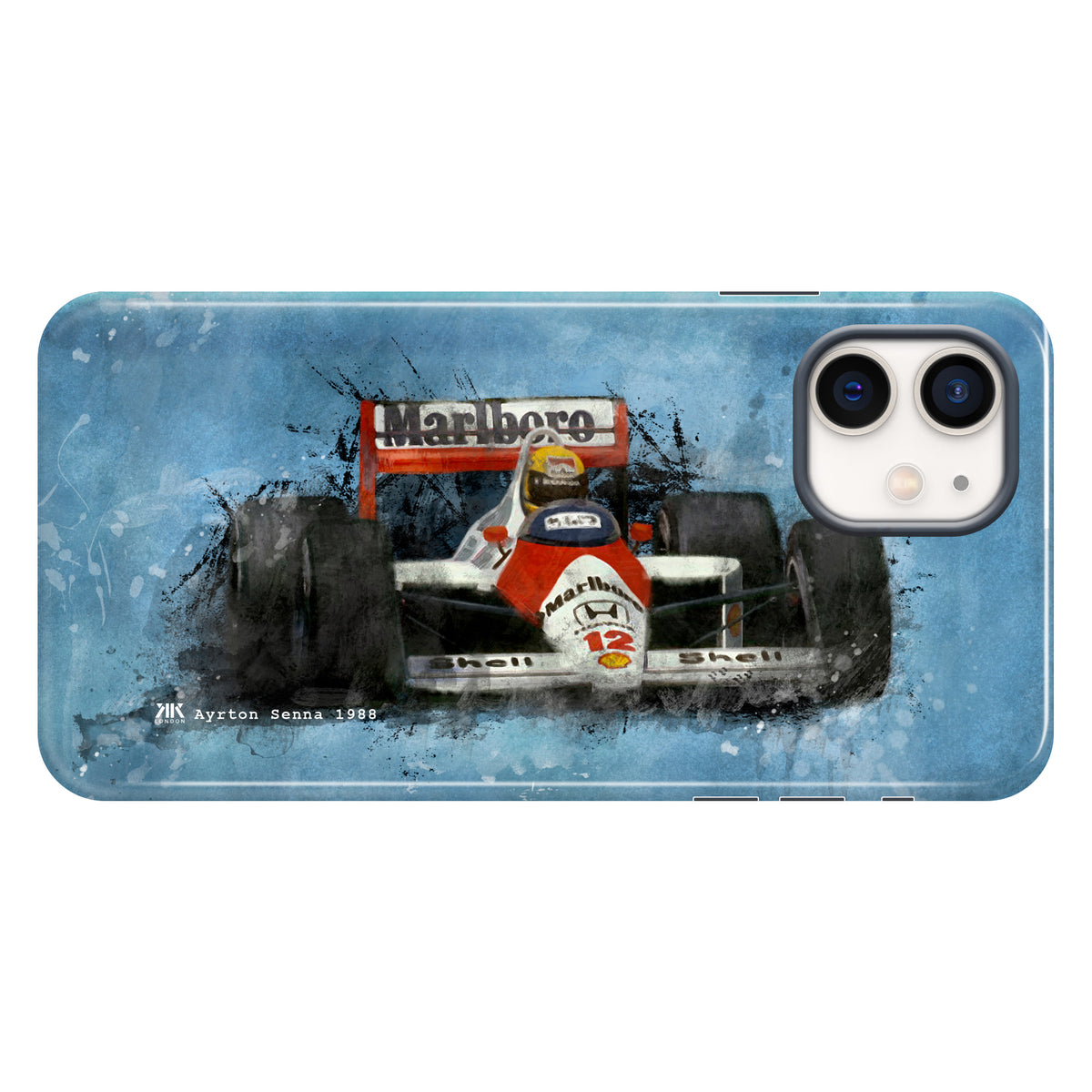 Ayrton Senna McLaren 1988 F1 Car Phone Case - Tough Case - iphone-12