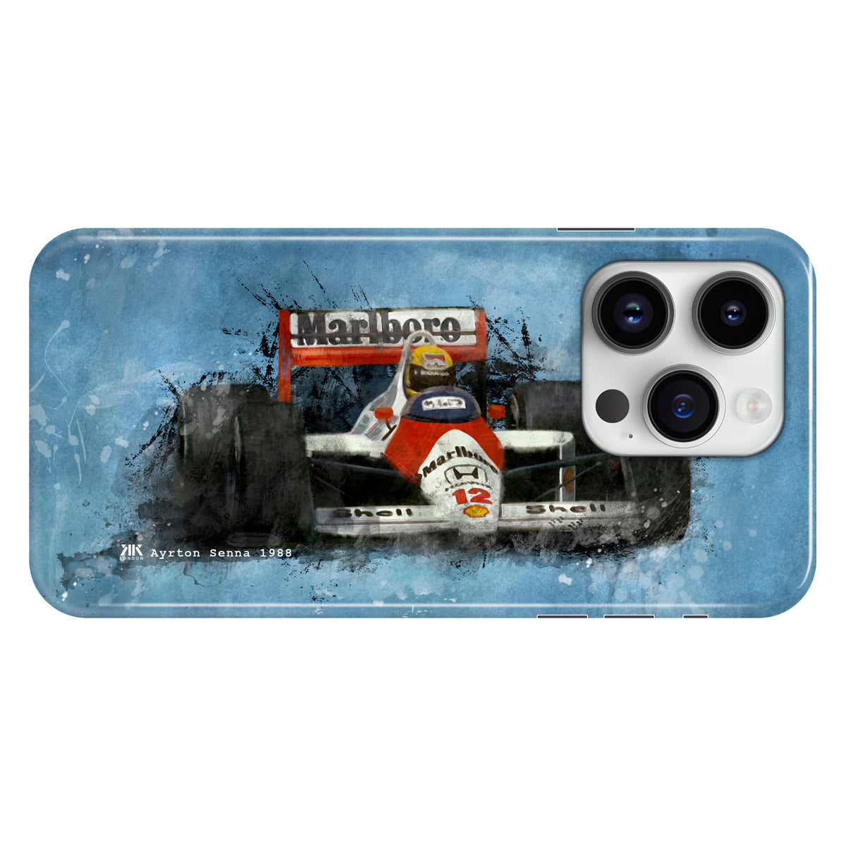Ayrton Senna McLaren 1988 F1 Car Phone Case - Snap Case - iphone-14-pro