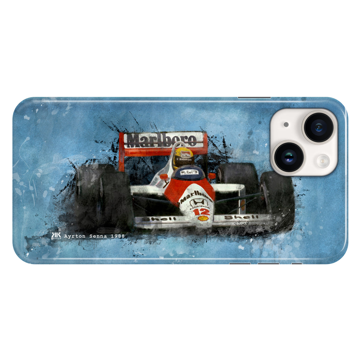 Ayrton Senna McLaren 1988 F1 Car Phone Case - Snap Case - iphone-14