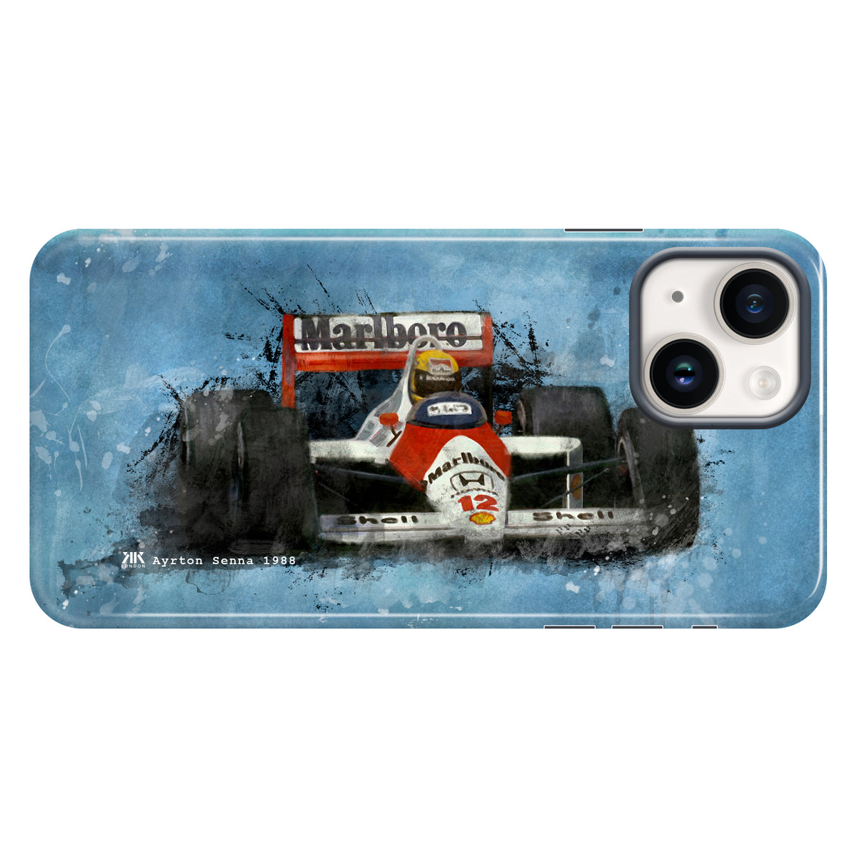 Ayrton Senna McLaren 1988 F1 Car Phone Case - Tough Case - iphone-14