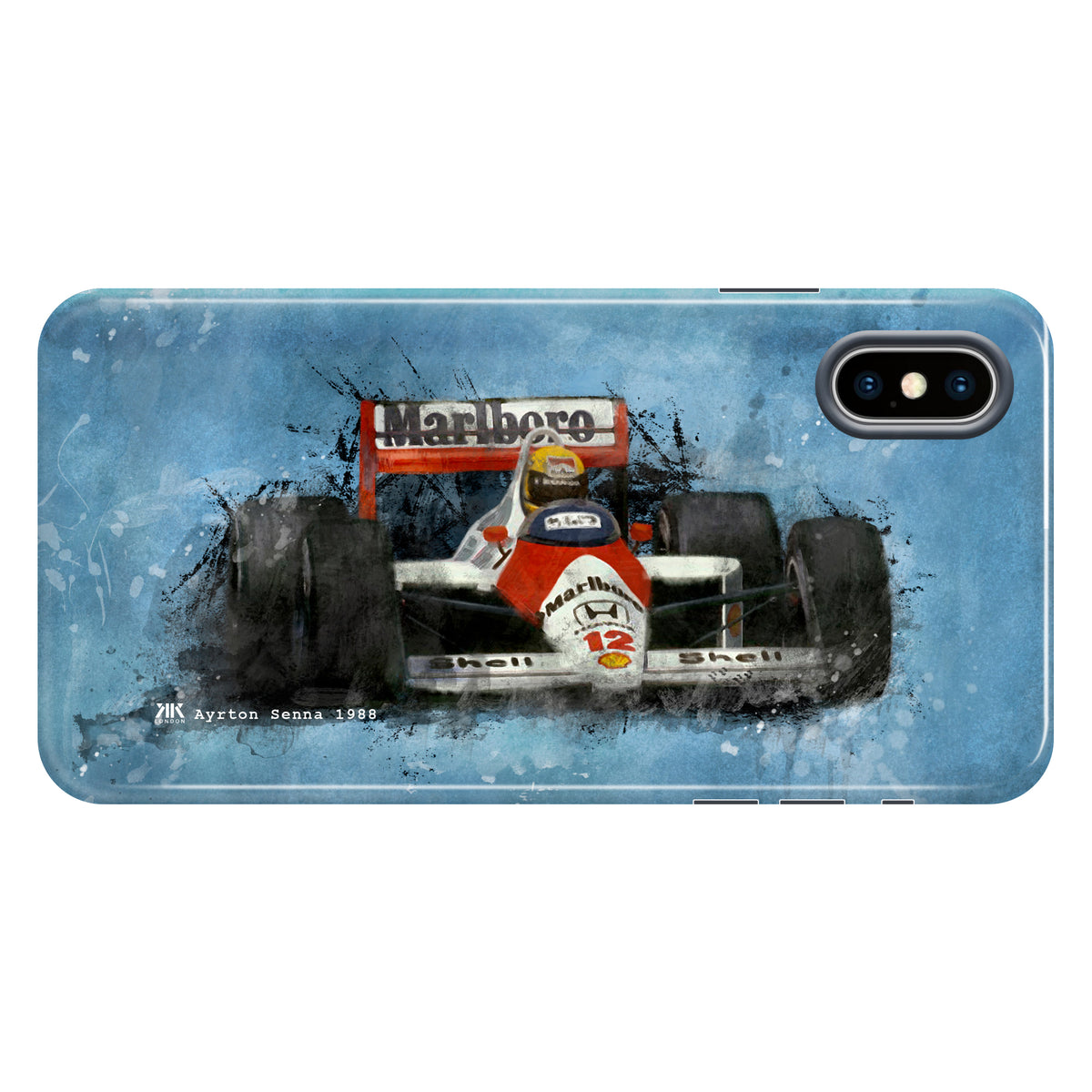 Ayrton Senna McLaren 1988 F1 Car Phone Case - Tough Case - iphone-x