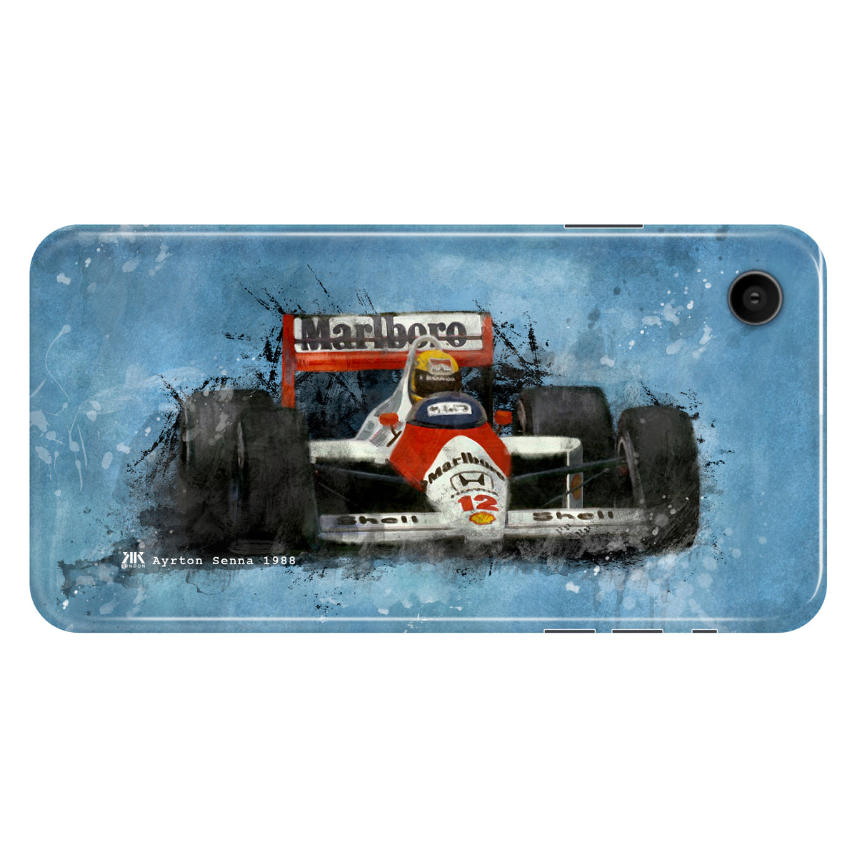 Ayrton Senna McLaren 1988 F1 Car Phone Case - Snap Case - iphone-xr