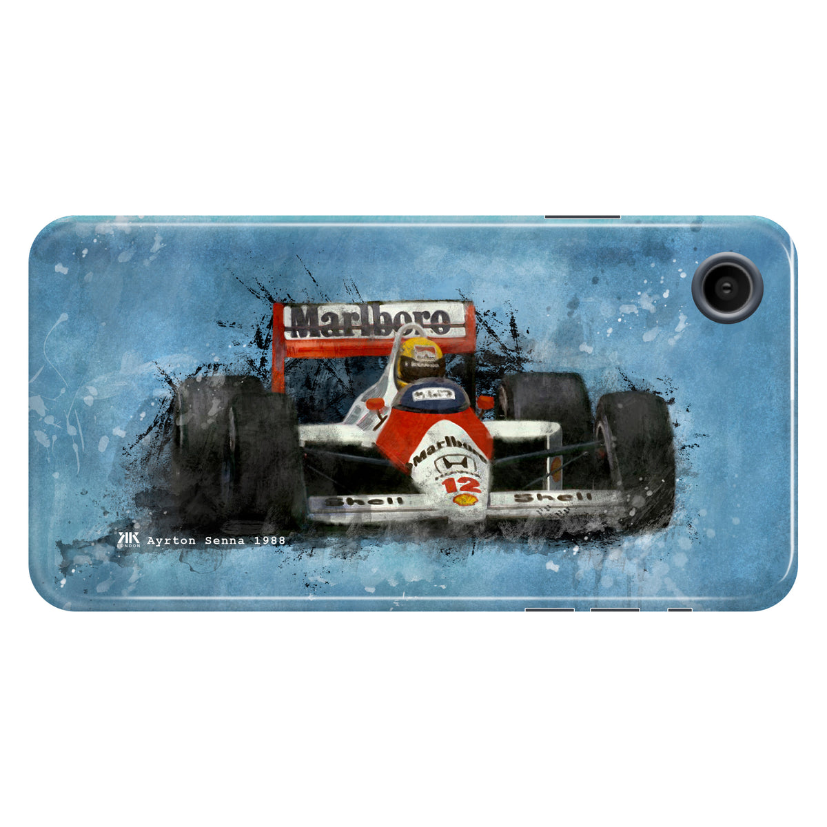 Ayrton Senna McLaren 1988 F1 Car Phone Case - Tough Case - iphone-xr