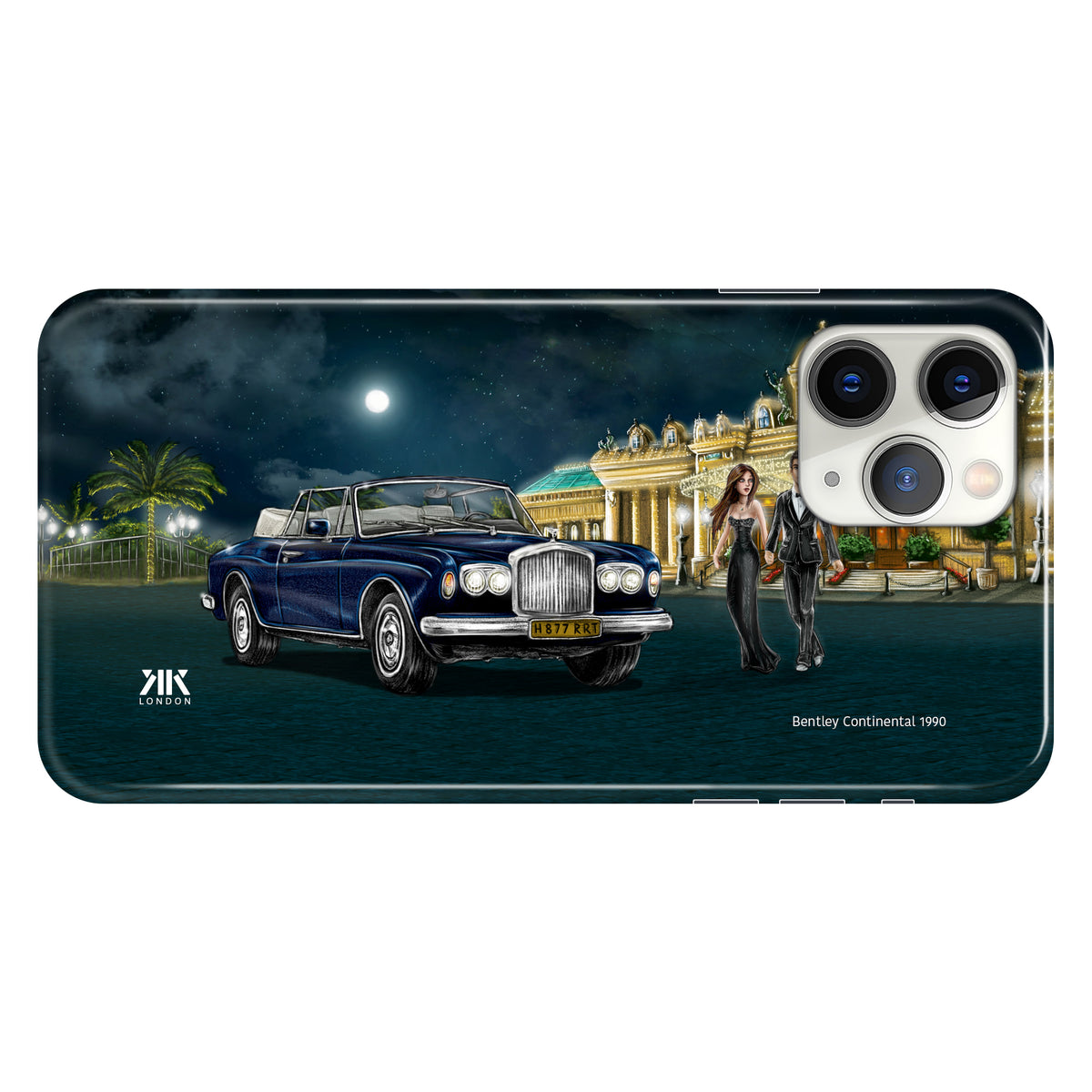 Bentley Continental 1990 Sapphire Blue - Snap Case - iphone-11-pro
