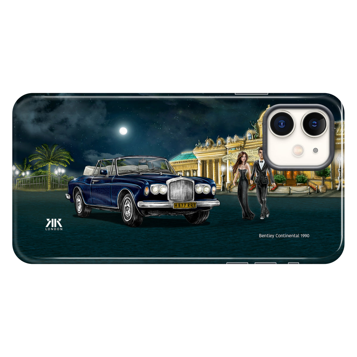 Bentley Continental 1990 Sapphire Blue - Tough Case - iphone-11