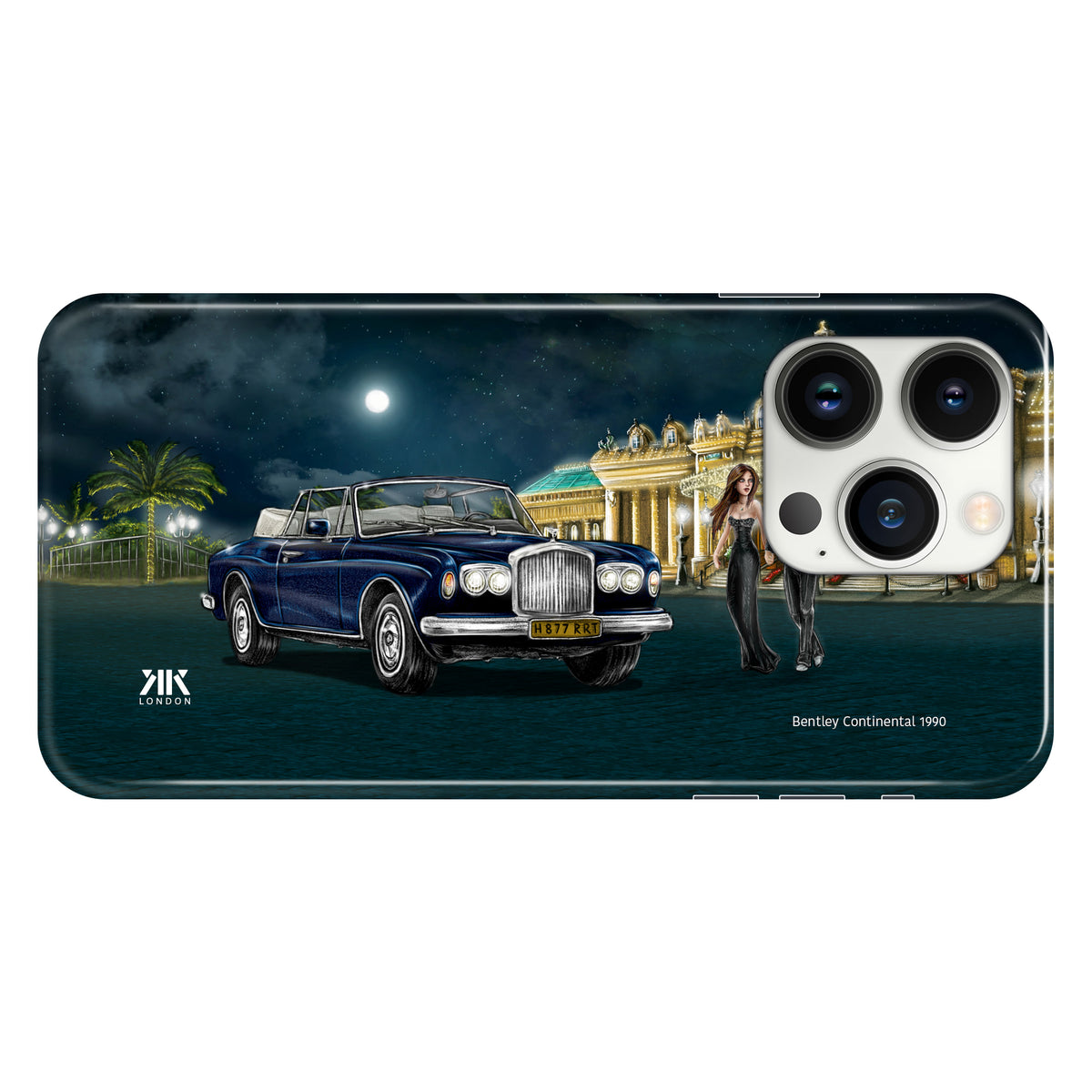 Bentley Continental 1990 Sapphire Blue - Snap Case - iphone-13-pro
