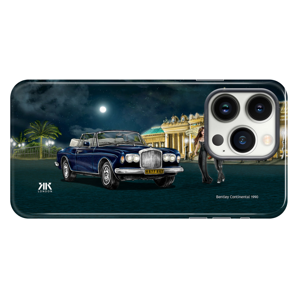 Bentley Continental 1990 Sapphire Blue - Tough Case - iphone-13-pro