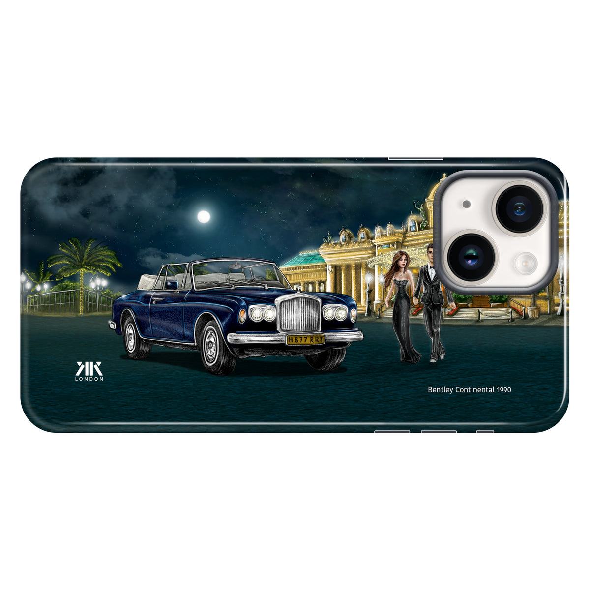 Bentley Continental 1990 Sapphire Blue - Tough Case - iphone-14