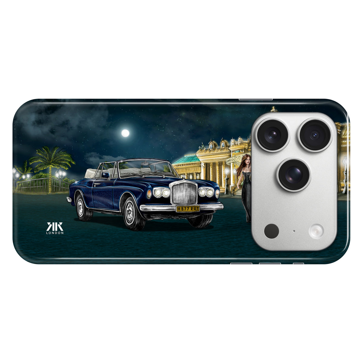 Bentley Continental 1990 Sapphire Blue - Snap Case - iphone-17-pro