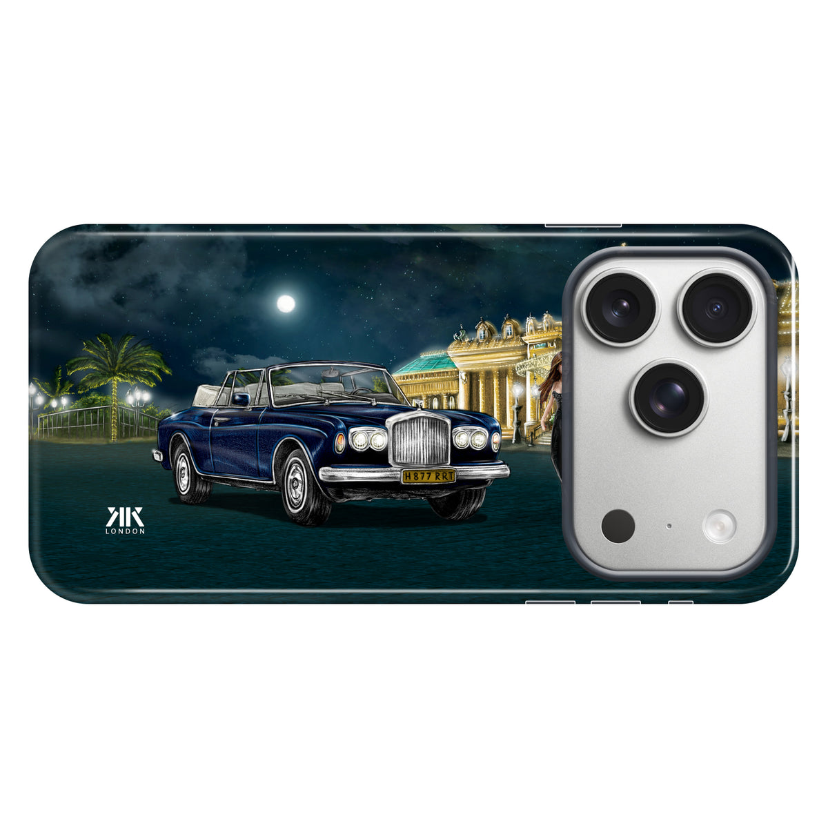 Bentley Continental 1990 Sapphire Blue - Tough Case - iphone-17-pro