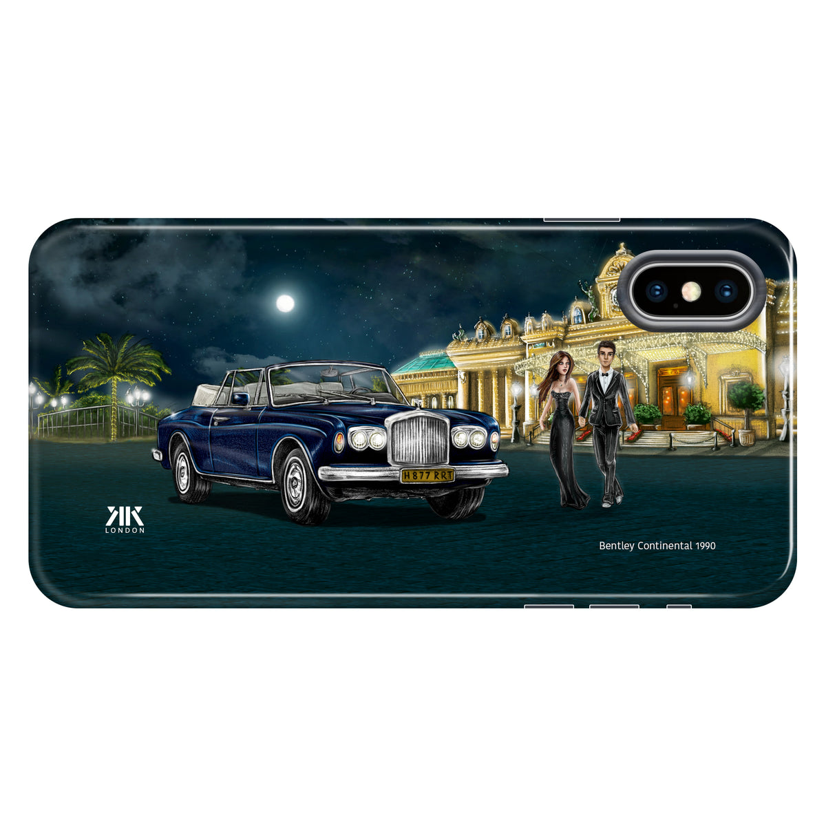 Bentley Continental 1990 Sapphire Blue - Tough Case - iphone-x