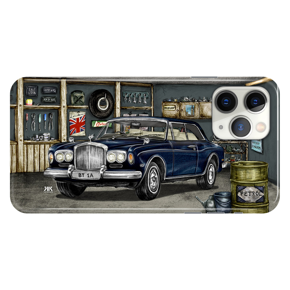 Bentley Series 1A Blue - Snap Case - iphone-11-pro