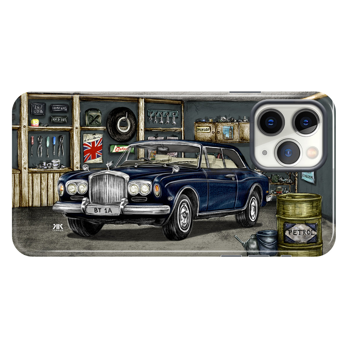 Bentley Series 1A Blue - Tough Case - iphone-11-pro