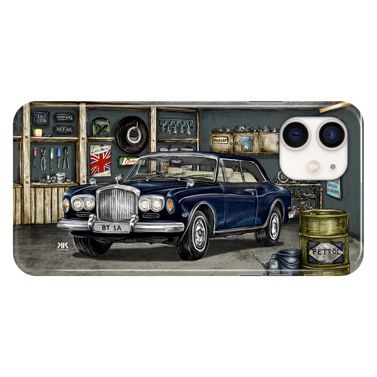 Bentley Series 1A Blue - Snap Case - iphone-12