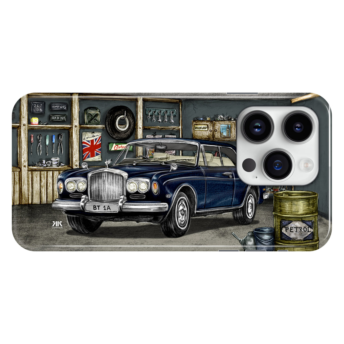 Bentley Series 1A Blue - Snap Case - iphone-14-pro