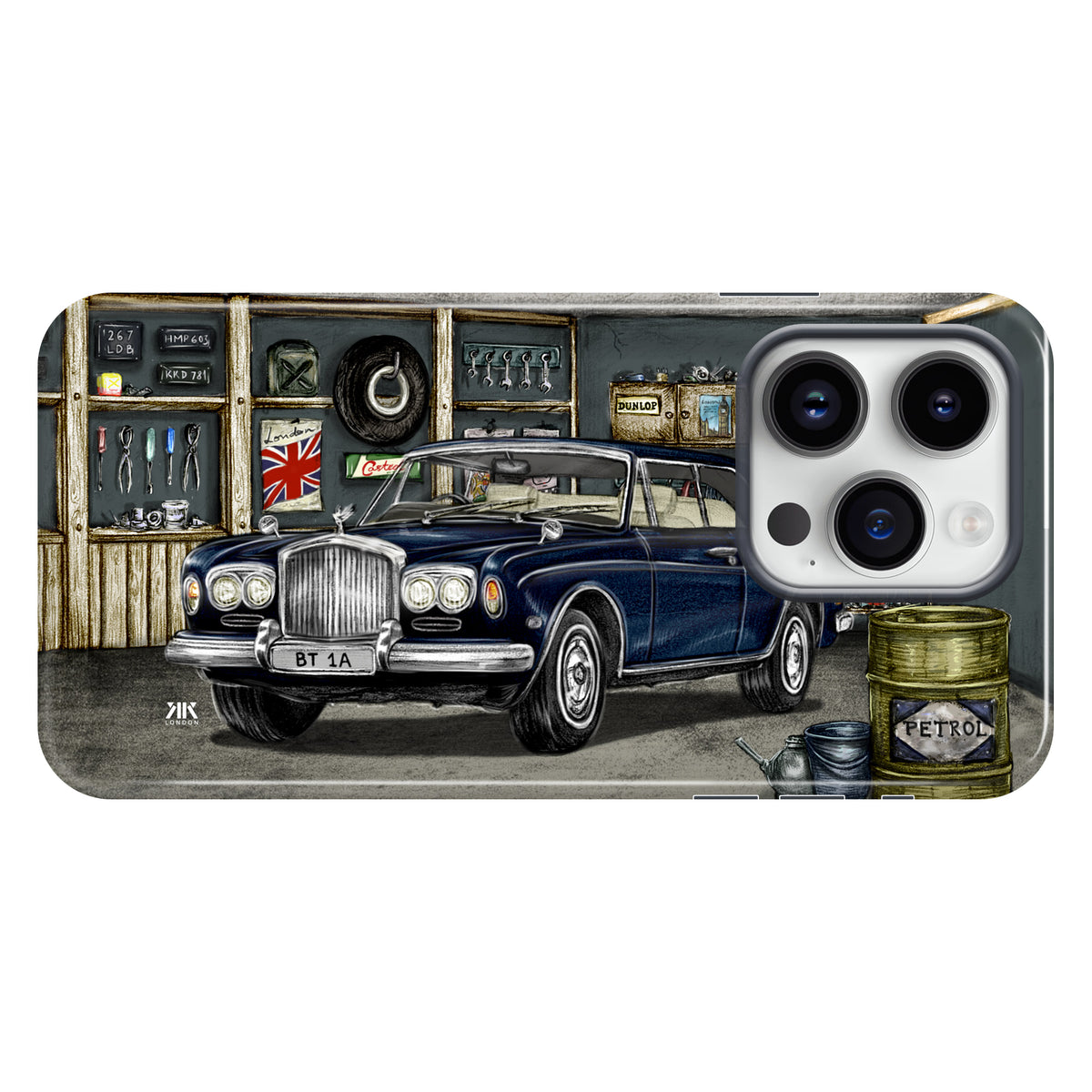 Bentley Series 1A Blue - Tough Case - iphone-14-pro
