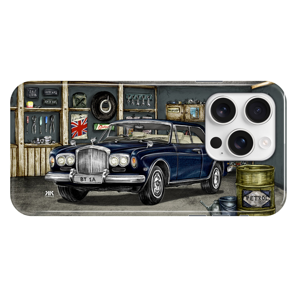 Bentley Series 1A Blue - Snap Case - iphone-16-pro